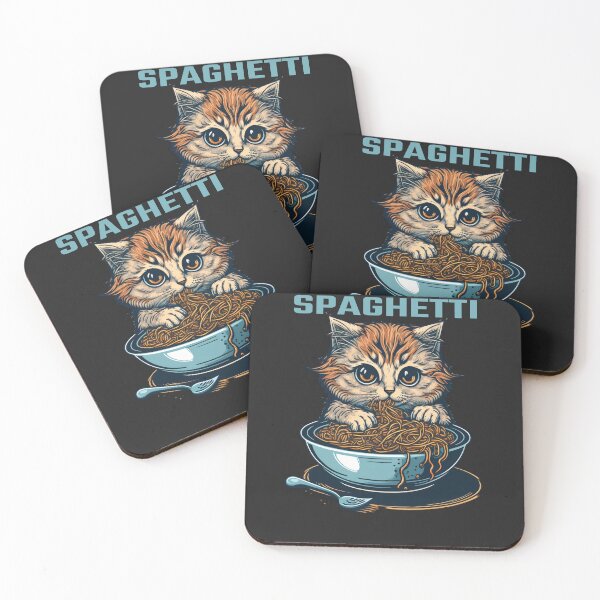 Item preview, Cat Eating Spaghetti #2 designed and sold by TotalDesine.