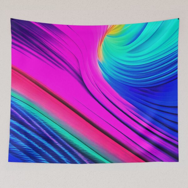 Item preview, Multicolor Abstract Swirl designed and sold by asurtiumgreen.