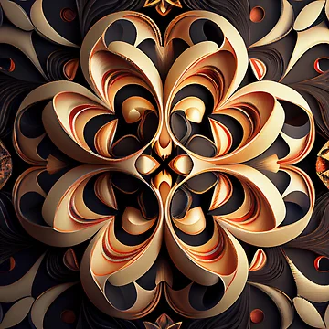 Vorschaubild zum Design Dazzling Contemporary Pattern Digital Painting von CodeAndColors
