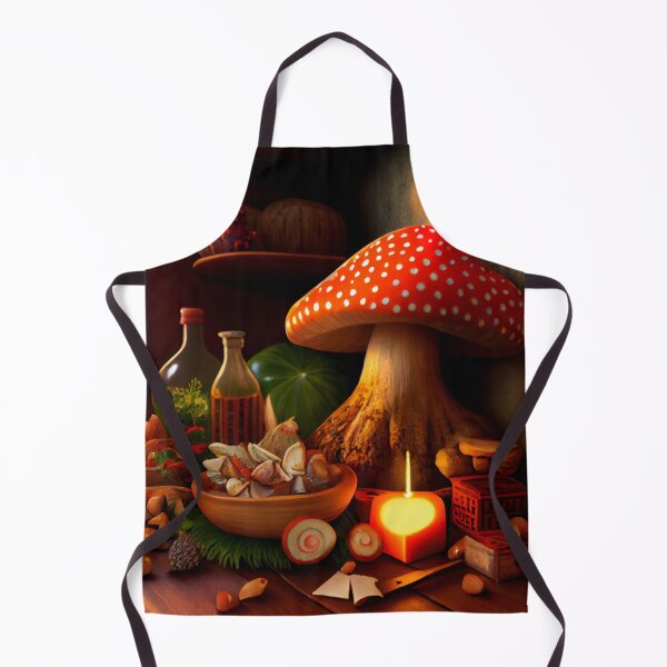 Item preview, Celebrating Home A Mushroom Buffet Digital Painting designed and sold by CodeAndColors.