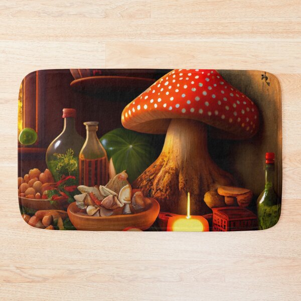 Item preview, Celebrating Home A Mushroom Buffet Digital Painting designed and sold by CodeAndColors.