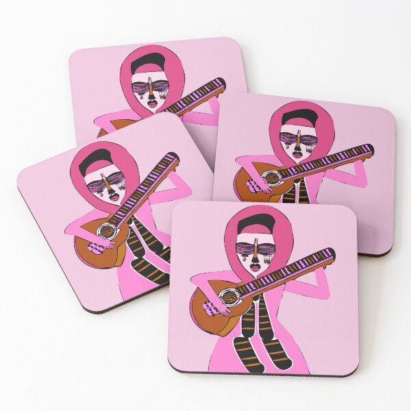 Item preview, "Pink-Styled Guitarist" designed and sold by FunnyShopGirl.