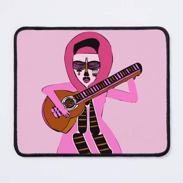 Item preview, "Pink-Styled Guitarist" designed and sold by FunnyShopGirl.