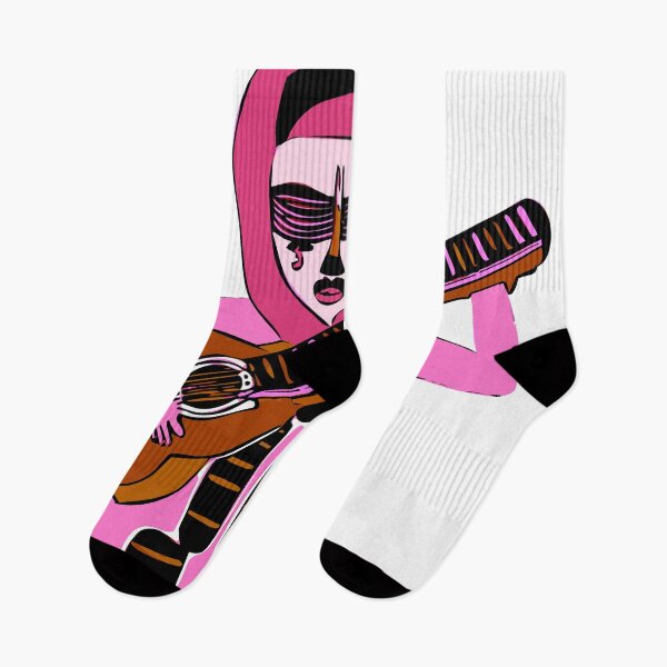 Item preview, "Pink-Styled Guitarist" designed and sold by FunnyShopGirl.