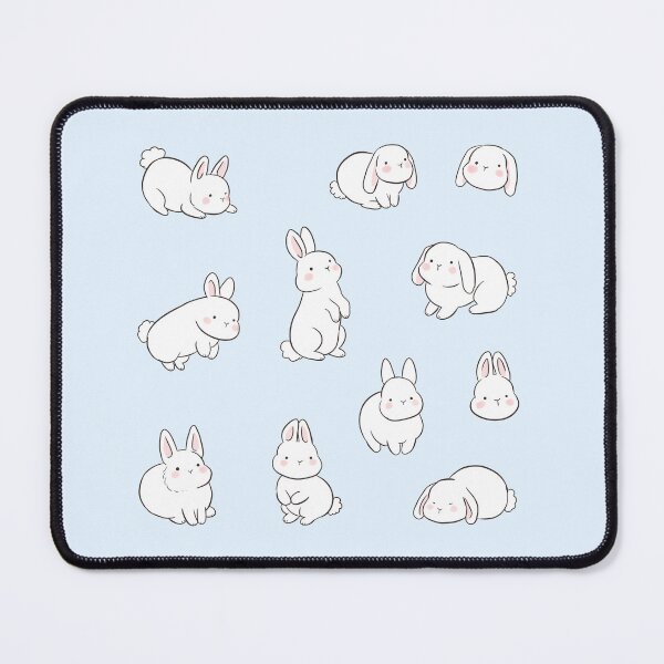 Item preview, Cute little Bunnies pattern - adorable bunny illustration designed and sold by Yarafantasyart.