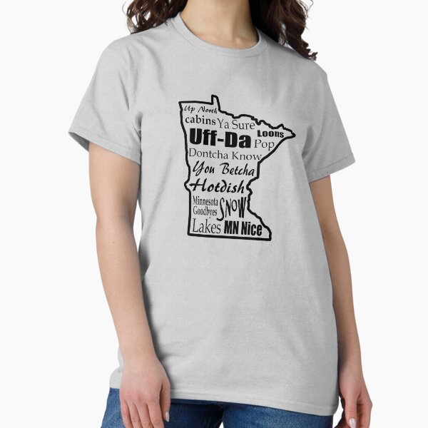 Vista previa del artículo con la obra «Dichos de Minnesota - Minnesotanos», diseñado y vendido por ByJeanBean.