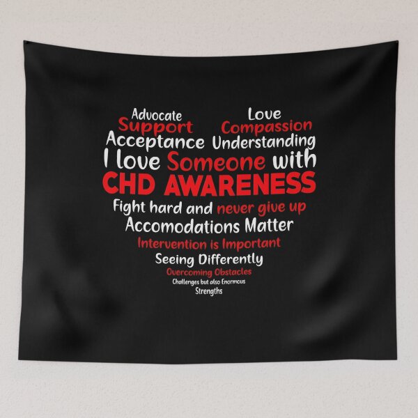 Item preview, CHD Awareness Support Heart Warrior designed and sold by Adolfo114.