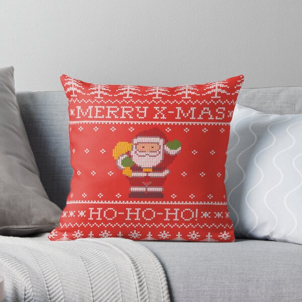 Merry Christmas from Santa Claus, ho-ho-ho! Cojín
