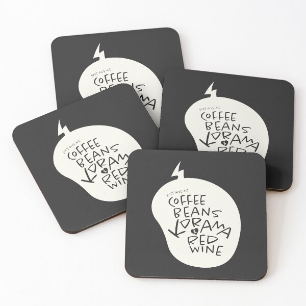 Item preview, Coffee beans, Kdrama & red wine designed and sold by blurbox.