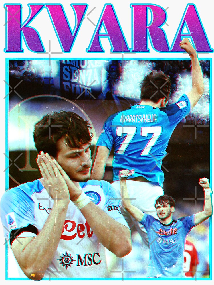 Khvicha Kvaratskhelia Poster Napoli Print Football Canvas 