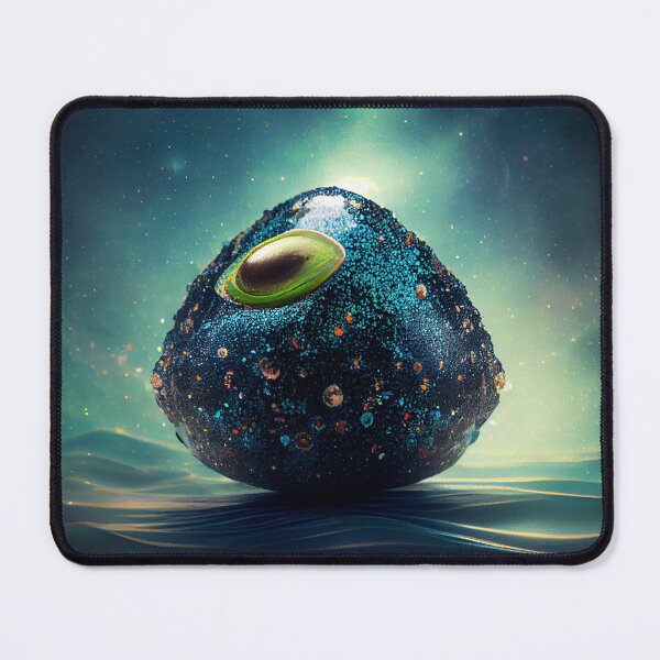 Item preview, Glittering Avocado in an Oceanic Dream Digital Painting designed and sold by CodeAndColors.