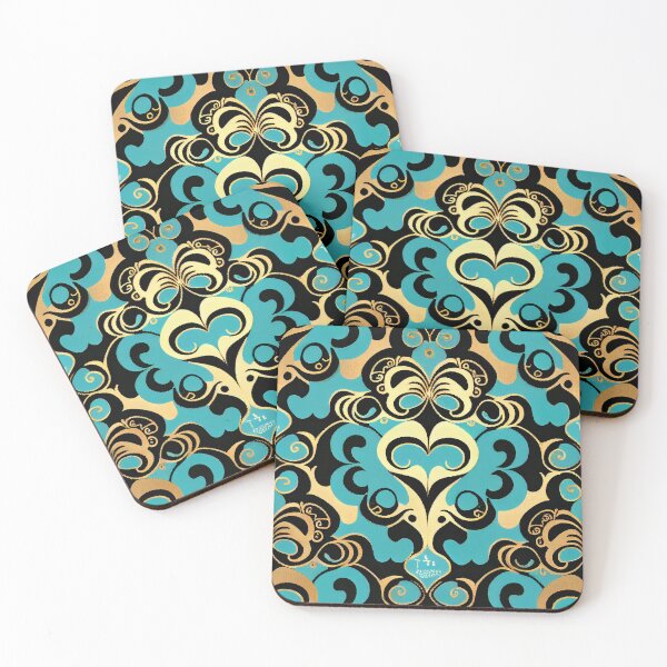 Item preview, Cute Hollywood Regency Pattern Digital Painting designed and sold by CodeAndColors.
