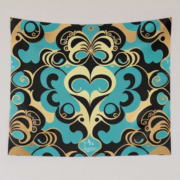 Item preview, Cute Hollywood Regency Pattern Digital Painting designed and sold by CodeAndColors.