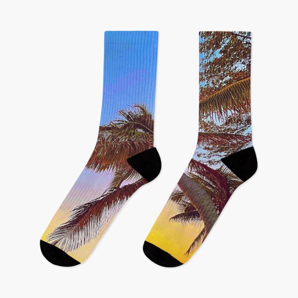 Item preview, Island sunset palm tree  designed and sold by Heather  Hinson.
