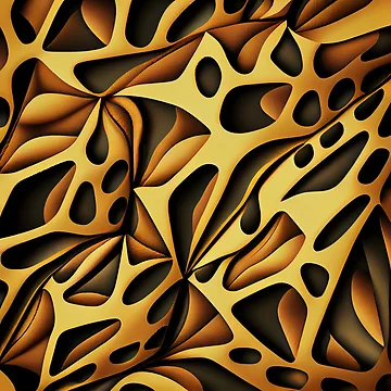 Vorschaubild zum Design Angular Animal Print Pattern Digital Painting von CodeAndColors