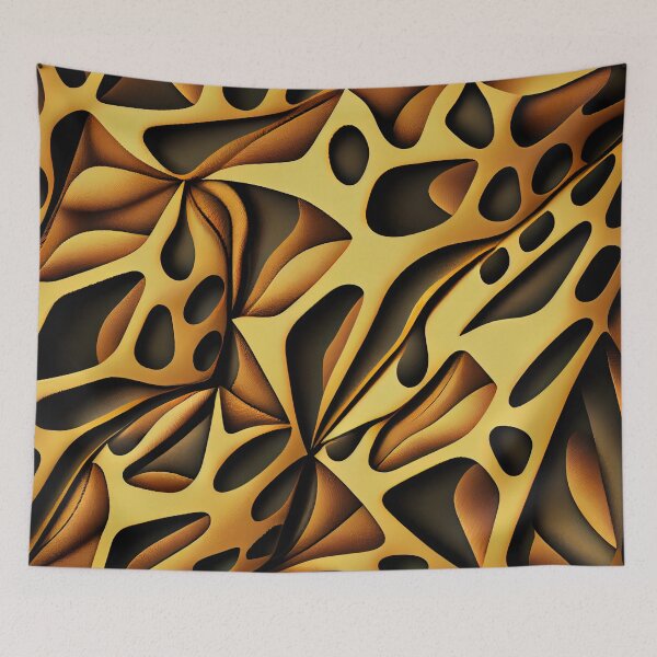Item preview, Angular Animal Print Pattern Digital Painting designed and sold by CodeAndColors.