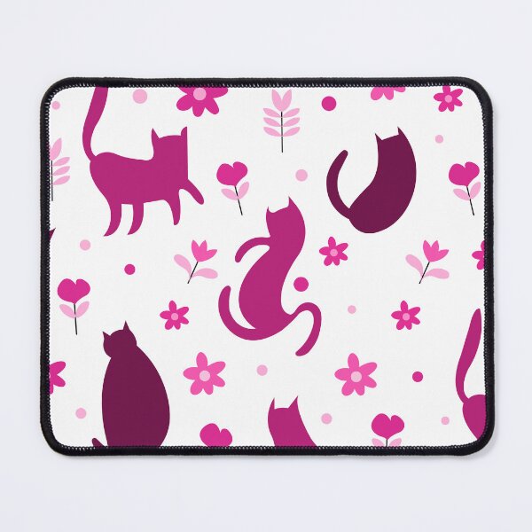 Item preview, Pattern With Cats And Flowers designed and sold by Timegraf.