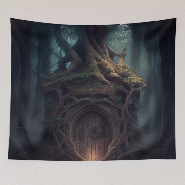 Item preview, The Forgotten Forest Digital Painting designed and sold by CodeAndColors.