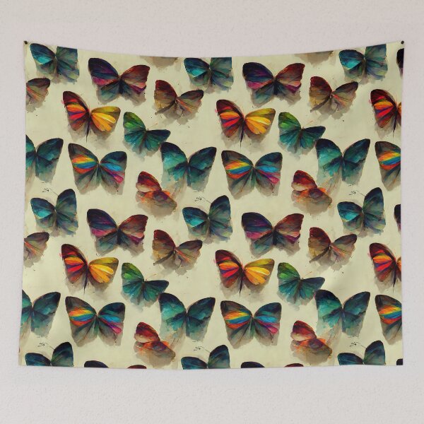 Item preview, Multicoloured Painted Butterflies designed and sold by Glenn Slingsby.