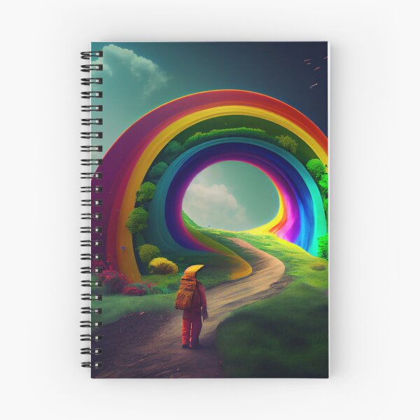 Item preview, Ode to the Rainbow Journey Digital Painting designed and sold by CodeAndColors.