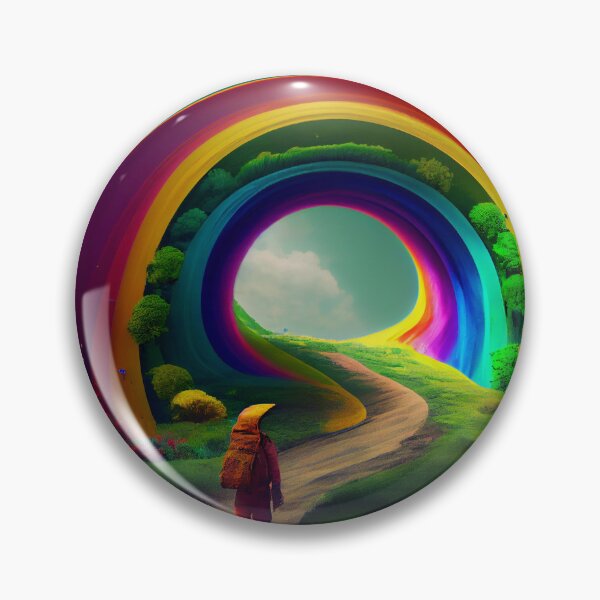 Artikelvorschau, Ode to the Rainbow Journey Digital Painting entworfen und verkauft von CodeAndColors.