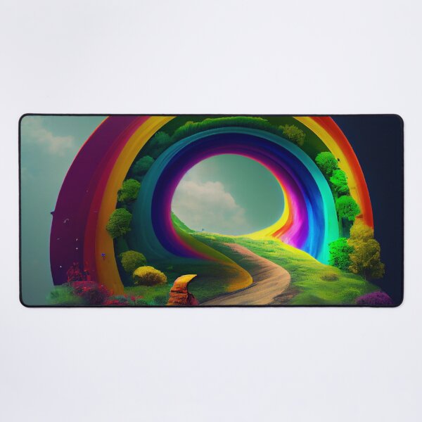 Artikelvorschau, Ode to the Rainbow Journey Digital Painting entworfen und verkauft von CodeAndColors.