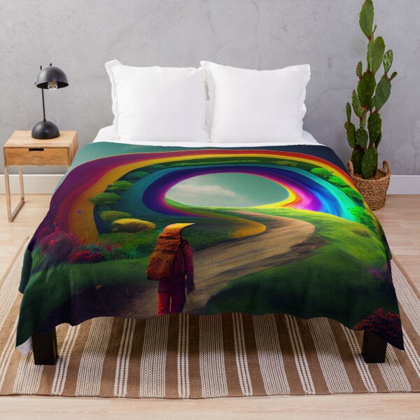 Item preview, Ode to the Rainbow Journey Digital Painting designed and sold by CodeAndColors.