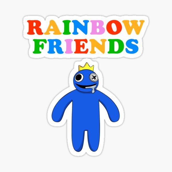 Blue Rainbow Friends Sticker - Blue Rainbow Friends - Discover