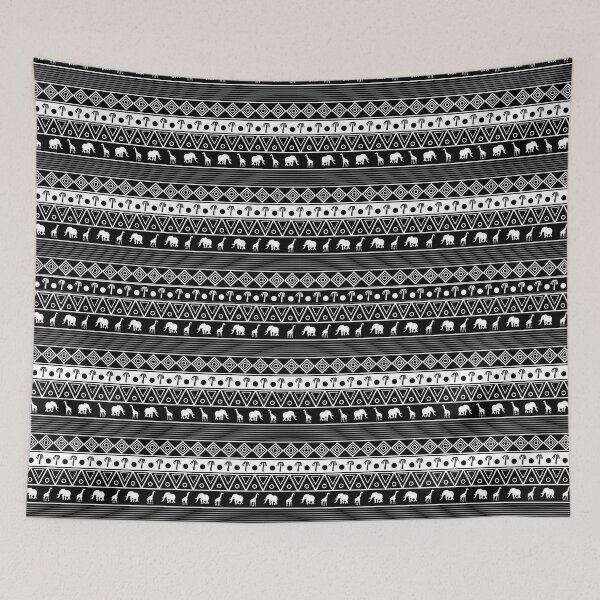Item preview, Ethnic Inspired (White on Black) designed and sold by David Roland.