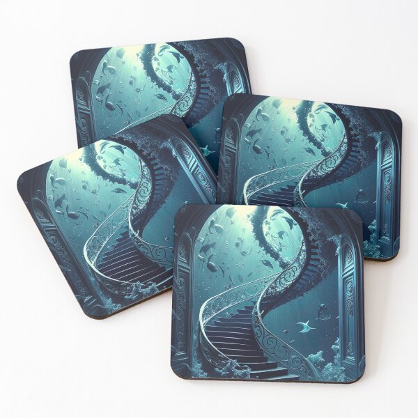 Item preview, Spiral maelstrom staircase underwater designed and sold by RK - Shop.
