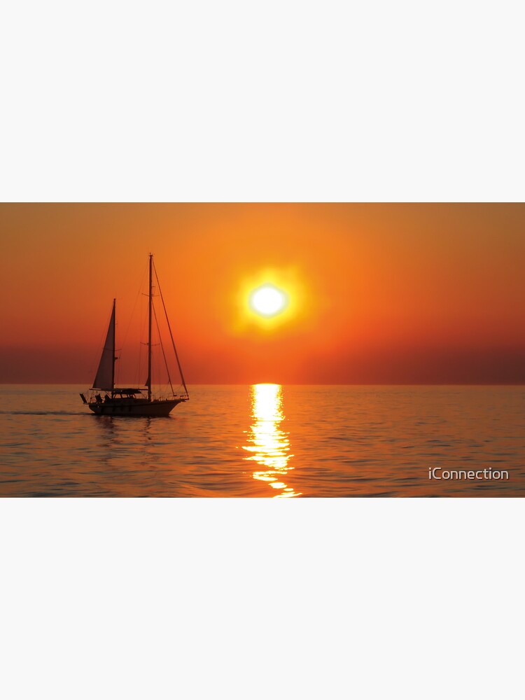 Thumbnail 3 of 3, Sticker, Sunset cruise designed and sold by iConnection.