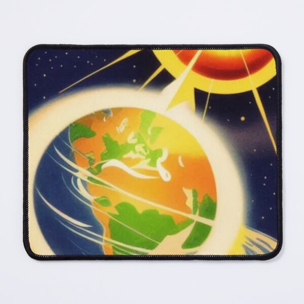 Item preview, Planet Earth Revolving Around the Sun - Vintage Poster designed and sold by HanaiPrint.