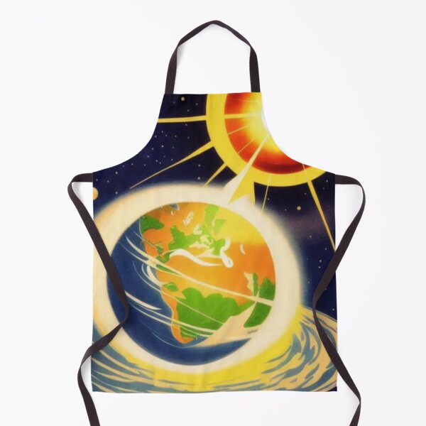 Item preview, Planet Earth Revolving Around the Sun - Vintage Poster designed and sold by HanaiPrint.