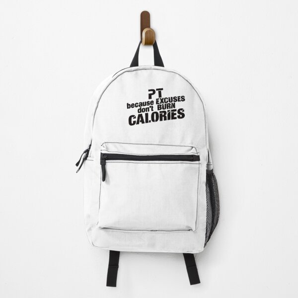 Item preview, PT, because excuses don't burn calories designed and sold by TeesYouWant.