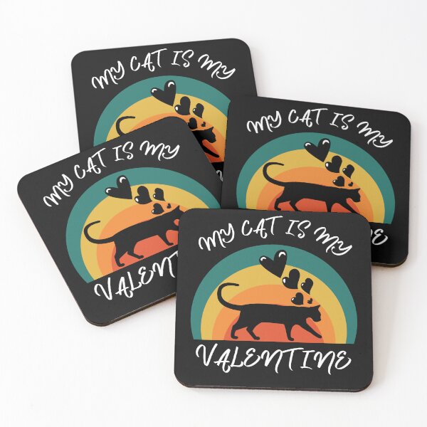 Item preview, MY CAT IS MY VALENTINE designed and sold by KitMonkeyUK.