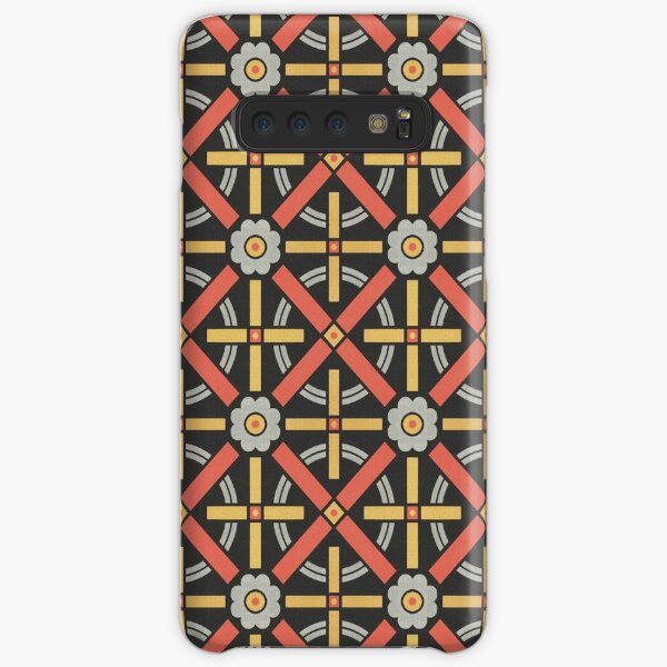 Bold geometric retro pattern designed by Christopher Dresser – State Library Victoria Samsung Galaxy Snap Case