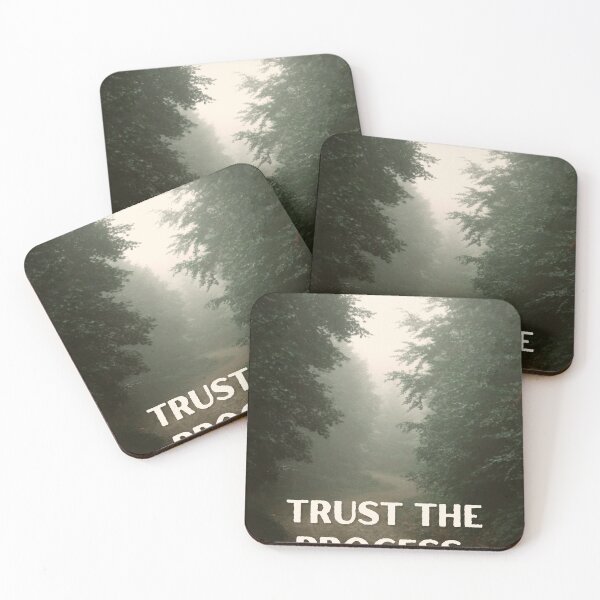 Item preview, trust the process (forest) designed and sold by quinnsredbubble.