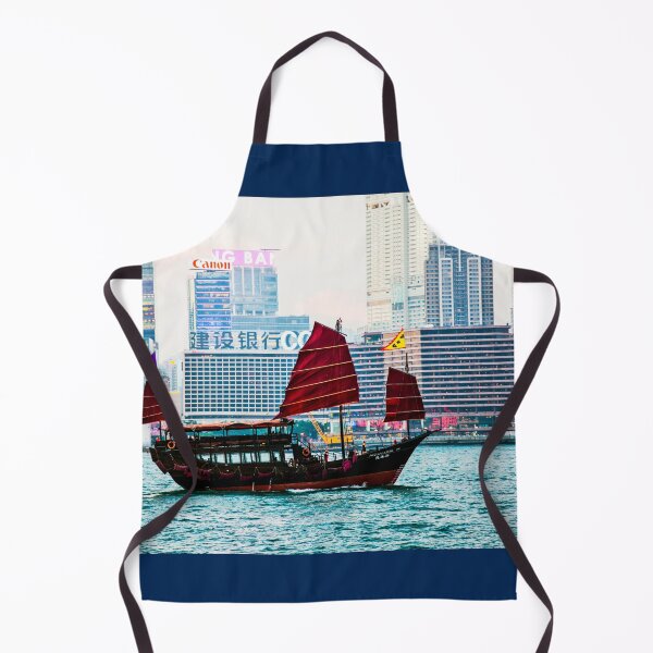 Item preview, Junk Boat In Kowloon, Hong Kong Harbour designed and sold by Paul Thompson Photography.