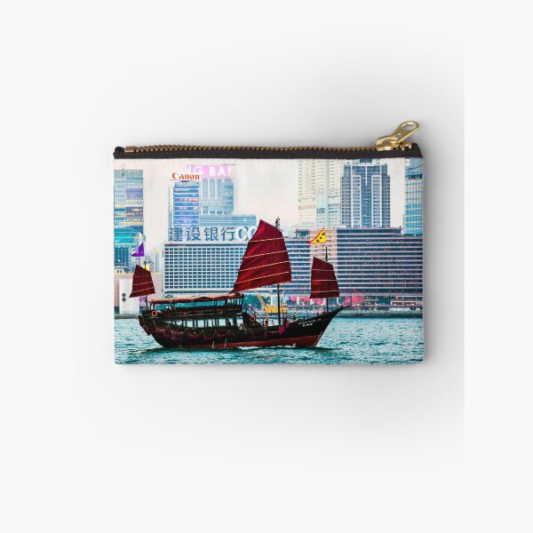 Item preview, Junk Boat In Kowloon, Hong  Kong Harbour designed and sold by Paul Thompson Photography.