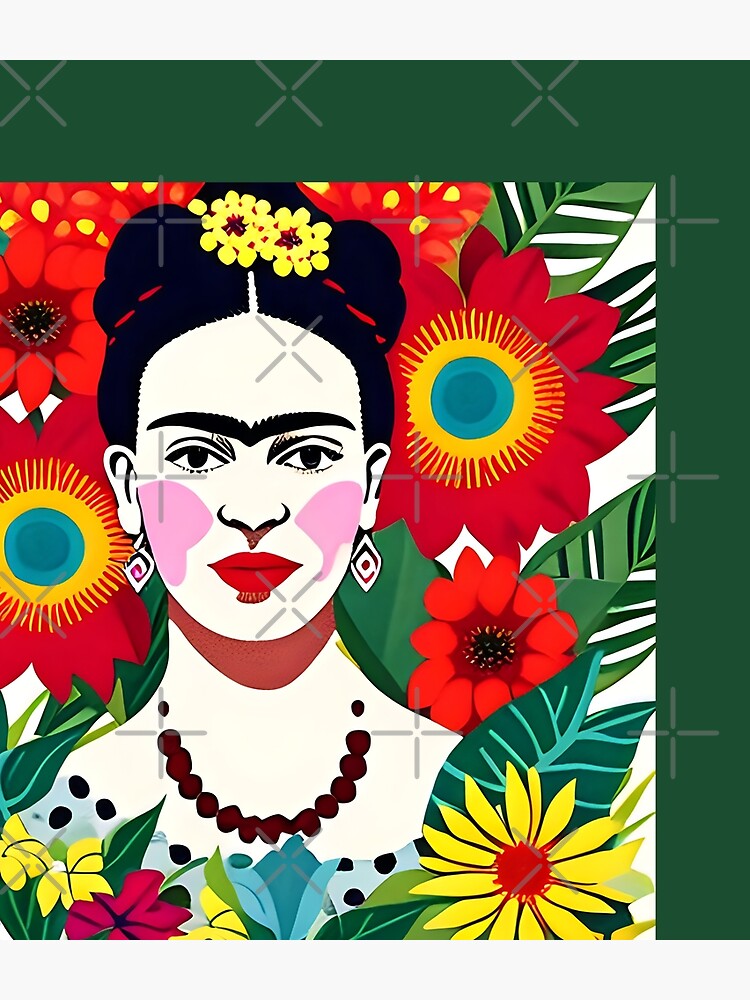 SunHeart Frida Kahlo Collage Folk Art Sports Rashguard Smalll-3X Size -  sunheartbohoclothing