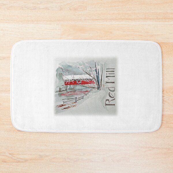 Item preview, Winter Covered Bridge - Wisconsin designed and sold by WisSketchbook.