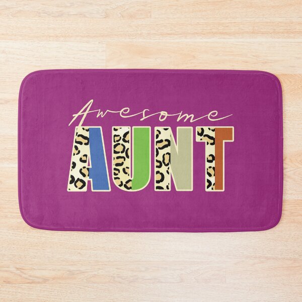 Item preview, Awesome Aunt Leopard Print Text Retro Family Quote designed and sold by CRHPOD20.