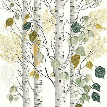 Artwork thumbnail, Birch Tree by SamJanner