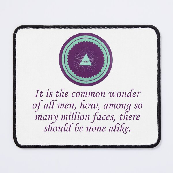 Item preview, It Is The Common Wonder Of All Men - Wonder Quotes designed and sold by CrankyOldDude.