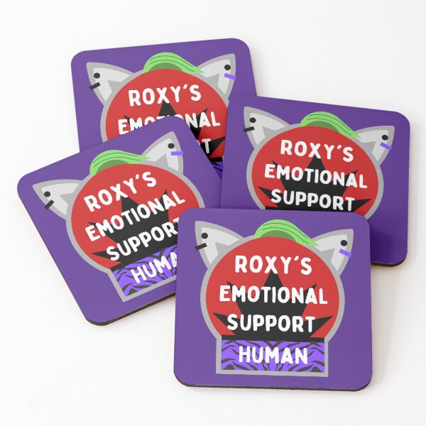 Item preview, Roxy FNAF Roxy's Emotional Support Human ID designed and sold by ray-designs-.
