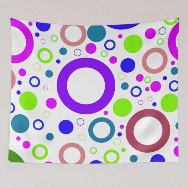 Item preview, Retro Inspired Circles designed and sold by TotallyRetroArt.