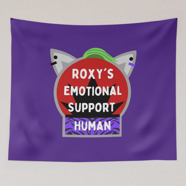 Item preview, Roxy FNAF Roxy's Emotional Support Human ID designed and sold by ray-designs-.