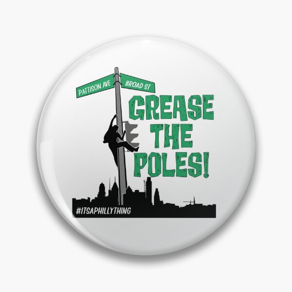 Item preview, Grease The Poles T-Shirt Tee with Green Lettering designed and sold by classiccampus.
