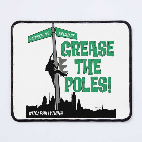 Item preview, Grease The Poles T-Shirt Tee with Green Lettering designed and sold by classiccampus.