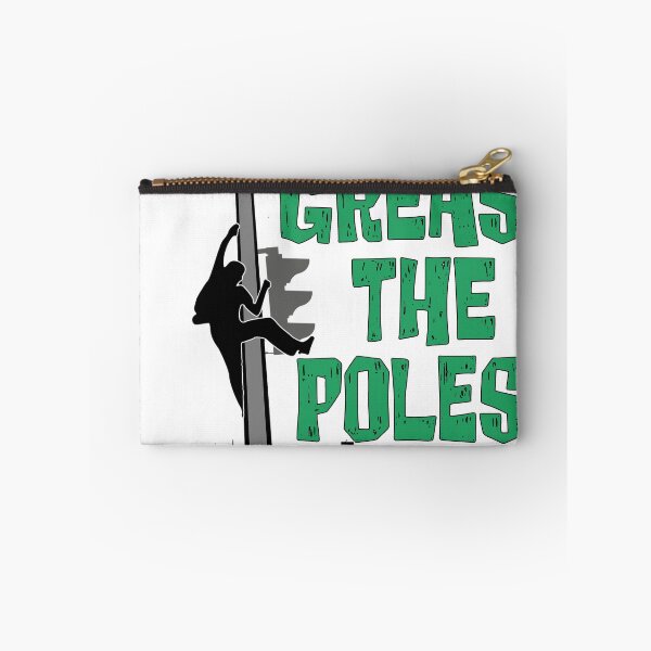 Item preview, Grease The Poles T-Shirt Tee with Green Lettering designed and sold by classiccampus.